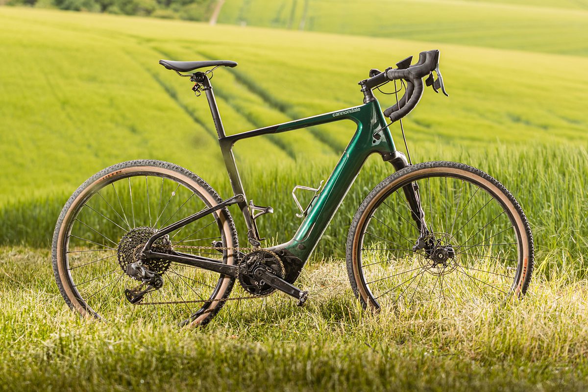 Cannondale Topstone Neo Carbon 3 Lefty — Electric Gravel (Cashmere)