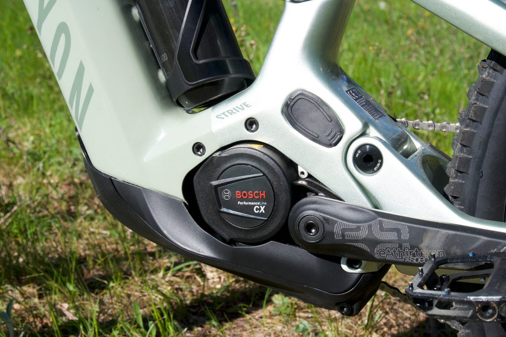 Canyon Strive:ON CFR — Carbon Enduro E-MTB (Sapphire)