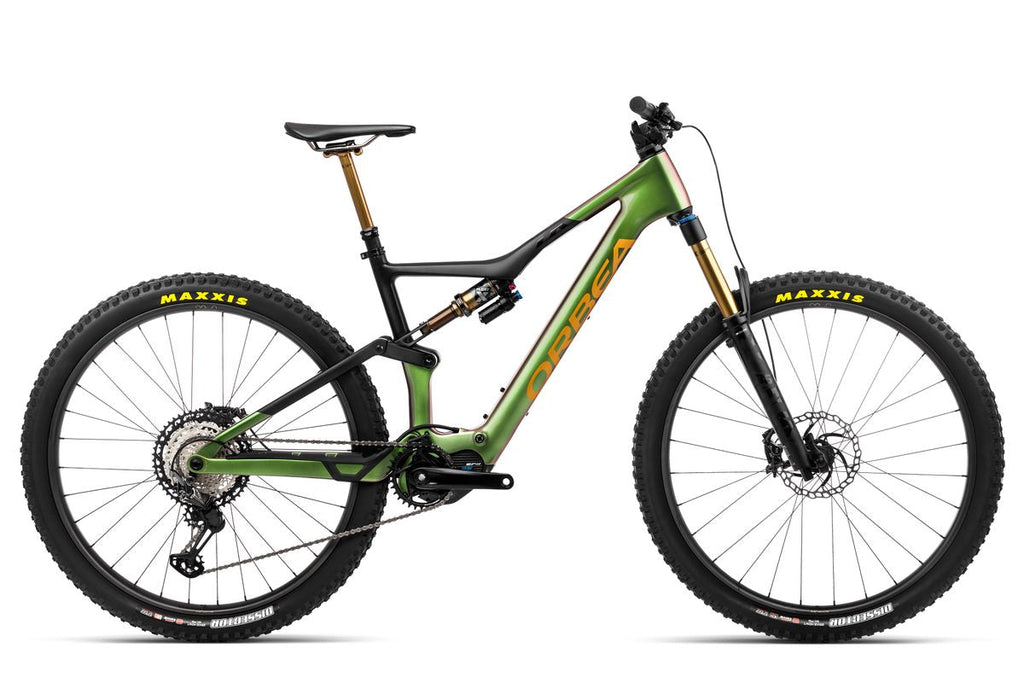 Orbea Rise LT M-Team — Lightweight Long-Travel E-MTB (Halo Green)