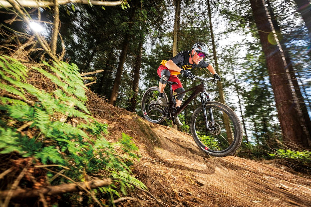 Santa Cruz Tallboy 4 C R — Carbon Trail MTB (Gloss Carbon / Yellow)