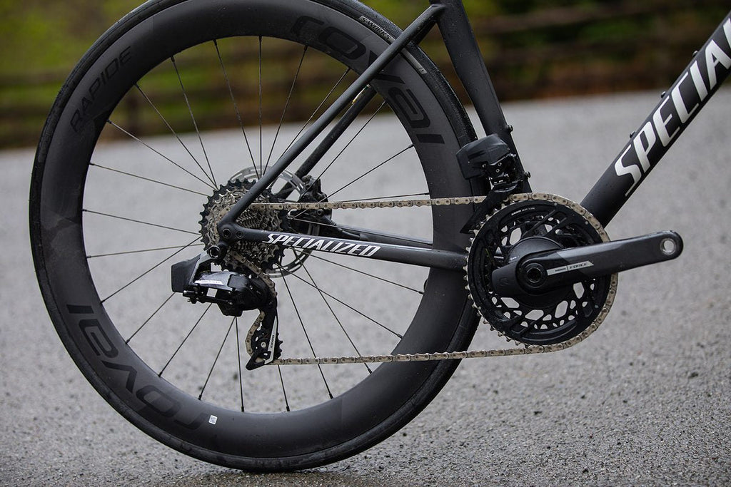 Specialized Tarmac SL8 Comp Ultegra Di2 — Carbon Race Road (Gloss Metallic Obsidian)