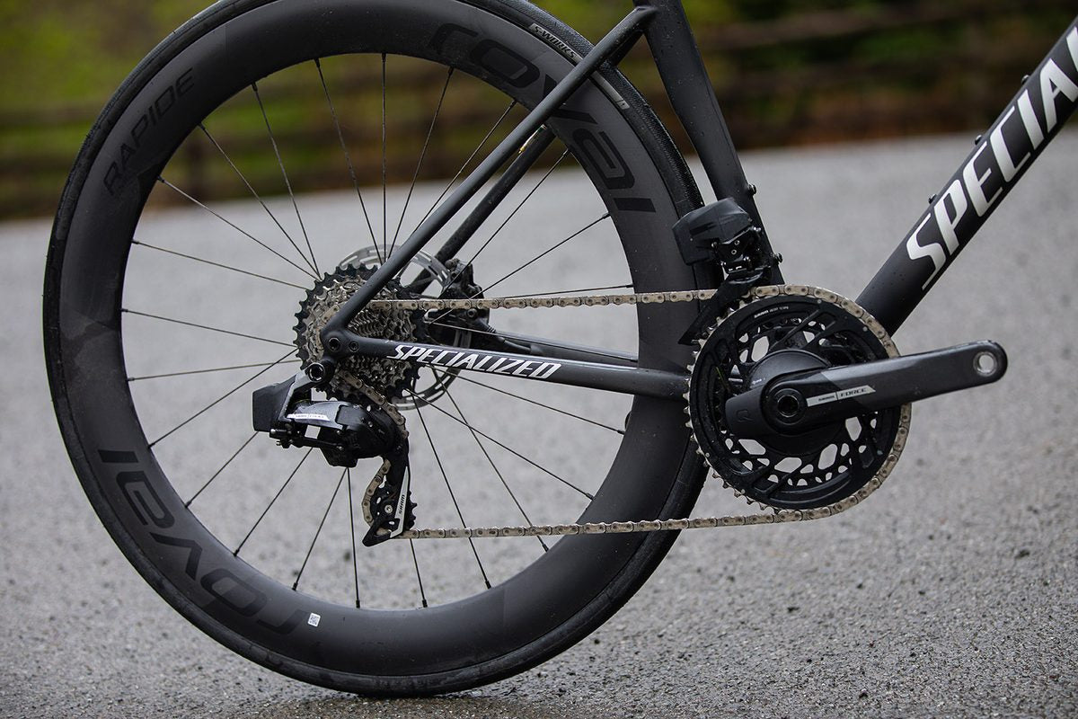 Specialized Tarmac SL8 Comp Ultegra Di2 — Carbon Race Road (Gloss Metallic Obsidian)