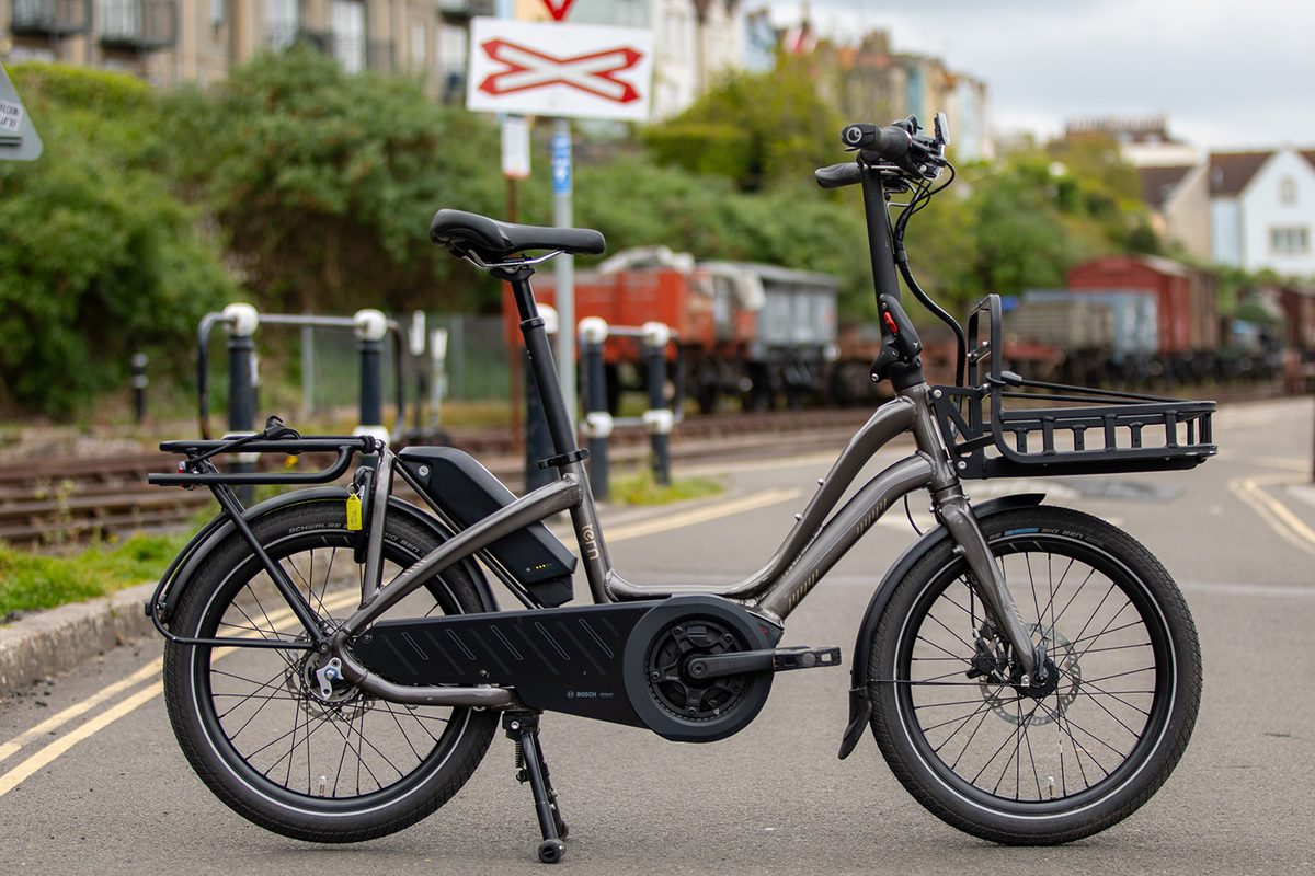 Tern NBD S5i — Electric Step-Through Urban (Beluga)