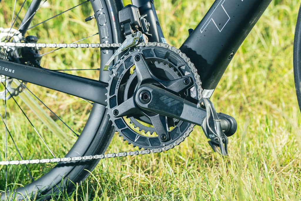 Trek Domane+ SLR 6 AXS — Electric Road (Crystal Pearl White)