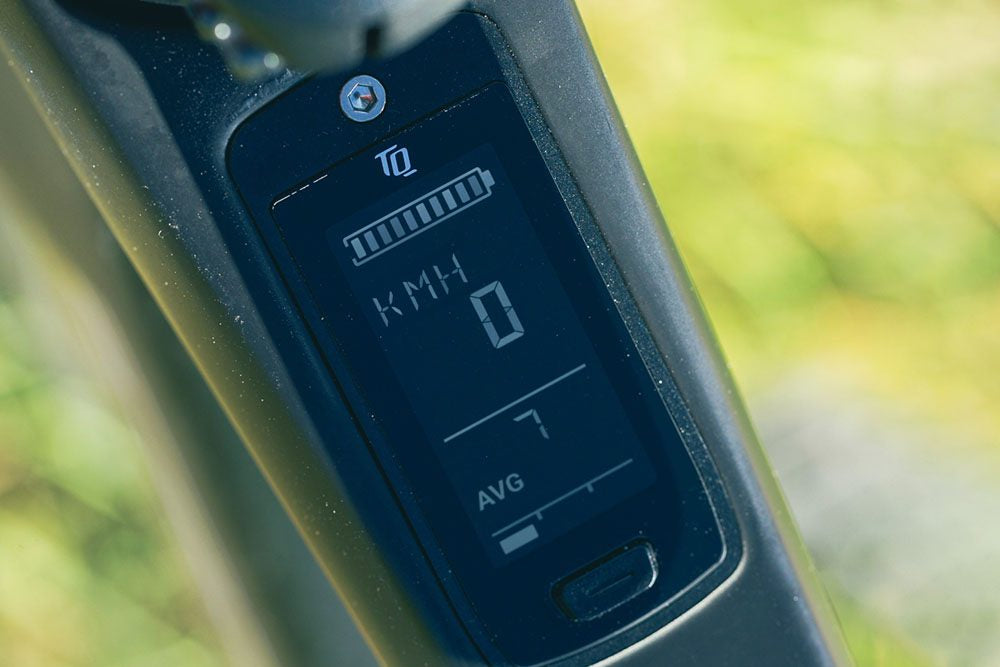 Trek Domane+ SLR 6 AXS — Electric Road (Crystal Pearl White)