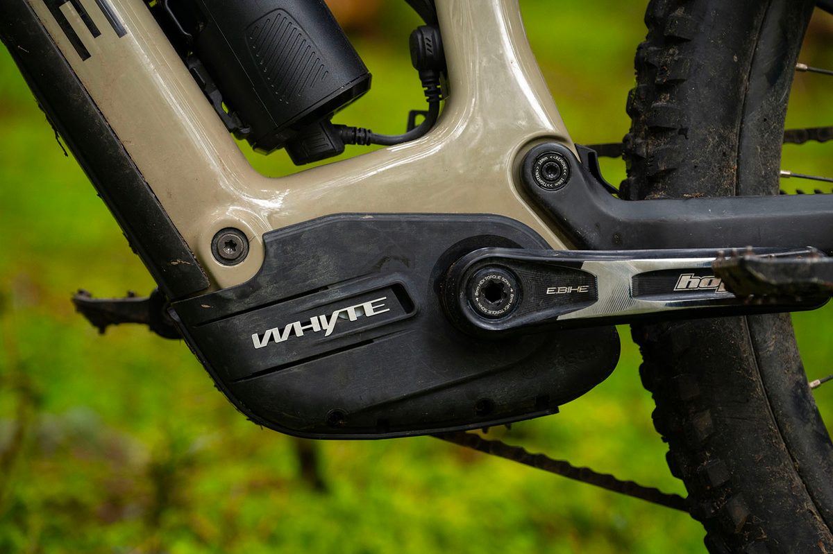 Whyte E-Lyte 150 RS Works — Lightweight Full-Sus E-MTB (Matt Granite)