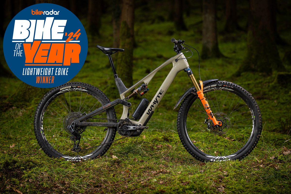 Whyte E-Lyte 150 RS Works — Lightweight Full-Sus E-MTB (Matt Granite)