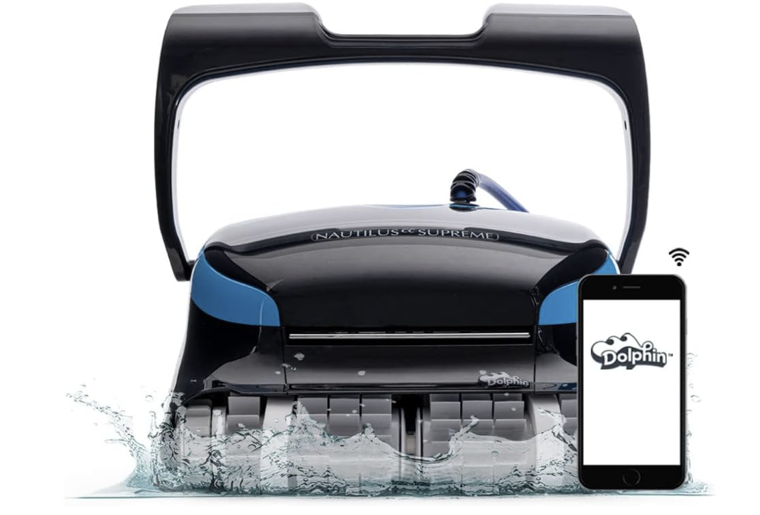 Dolphin Nautilus CC Supreme Wi-Fi Robotic Pool Cleaner for In-Ground Pools up to 50 ft